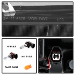 16-19 Toyota Tacoma [Halogen With Factory LED DRL] Projector Headlight - Passenger Right Side -High-Efficiency Car Light Store 16 19 toyota tacoma halogen with factory led drl projector headlight passenger right side 144