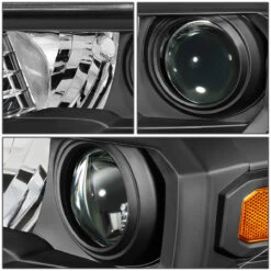 16-22 Toyota Tacoma OE-Style Projector Headlights - Black / Amber -High-Efficiency Car Light Store 16 19 toyota tacoma oe style projector headlights black amber 47