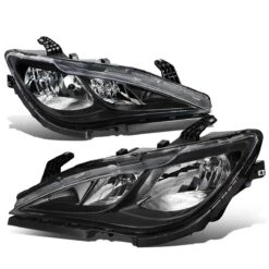 17-19 Chrysler Pacifica OE Style Headlight Replacement - Black Clear