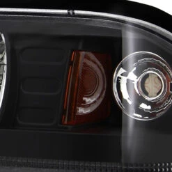 1987-1993 Ford Mustang 1-Piece Euro Crystal Headlights - Black -High-Efficiency Car Light Store 1987 1993 ford mustang 1 piece euro crystal headlights black 181
