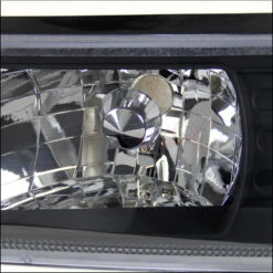 1987-1993 Ford Mustang 1PC Headlights + Corner Set - Black 11 1987-1993 Ford Mustang 1PC Headlights + Corner Set - Black -High-Efficiency Car Light Store 1987 1993 ford mustang 1pc headlights corner set black 201