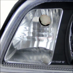 1987-1993 Ford Mustang 1PC Headlights + Corner Set - Black 12 1987-1993 Ford Mustang 1PC Headlights + Corner Set - Black -High-Efficiency Car Light Store 1987 1993 ford mustang 1pc headlights corner set black 204