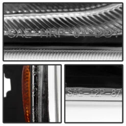 1987-1993 Ford Mustang 6Pcs Crystal Headlights - Black -High-Efficiency Car Light Store 1987 1993 ford mustang 6pcs crystal headlights black 141