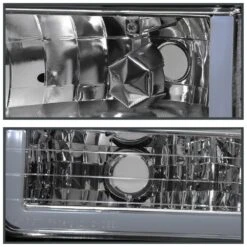 1994-1998 GMC C/K C10 Sierra Yukon OE-Style Headlights W/ LED DRL Bar + Corner/Side Marker Lights - Smoked Lens -High-Efficiency Car Light Store 1994 1998 gmc c k c10 sierra yukon oe style headlights w led drl bar corner side marker lights smoked lens 113