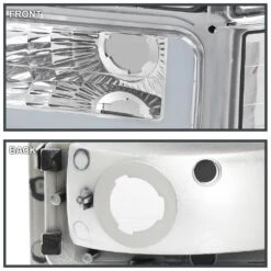 1994-1998 GMC C/K Sierra / Yukon Reflector Headlights W/ LED Running Light Tube - Chrome Housing 14 1994-1998 GMC C/K Sierra / Yukon Reflector Headlights W/ LED Running Light Tube - Chrome Housing -High-Efficiency Car Light Store 1994 1998 gmc c k sierra yukon reflector headlights w led running light tube chrome housing 29