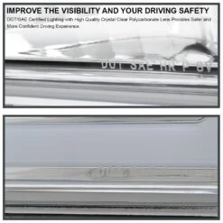 1994-1998 GMC C/K Sierra / Yukon Reflector Headlights W/ LED Running Light Tube - Chrome Housing 15 1994-1998 GMC C/K Sierra / Yukon Reflector Headlights W/ LED Running Light Tube - Chrome Housing -High-Efficiency Car Light Store 1994 1998 gmc c k sierra yukon reflector headlights w led running light tube chrome housing 32