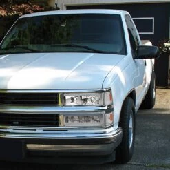 1994-1998 GMC C/K Sierra / Yukon Reflector Headlights W/ LED Running Light Tube - Chrome Housing 17 1994-1998 GMC C/K Sierra / Yukon Reflector Headlights W/ LED Running Light Tube - Chrome Housing -High-Efficiency Car Light Store 1994 1998 gmc c k sierra yukon reflector headlights w led running light tube chrome housing 38