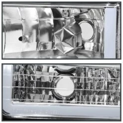 1994-1998 GMC C10 C/K Suburban Headlights+Bumper+Corner Lamps W/LED Bars - Chrome 12 1994-1998 GMC C10 C/K Suburban Headlights+Bumper+Corner Lamps W/LED Bars - Chrome -High-Efficiency Car Light Store 1994 1998 gmc c10 c k suburban headlights bumper corner lamps w led bars chrome 111