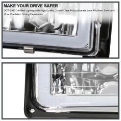 1994-1998 GMC C10 C/K Suburban Headlights+Bumper+Corner Lamps W/LED Bars - Chrome 13 1994-1998 GMC C10 C/K Suburban Headlights+Bumper+Corner Lamps W/LED Bars - Chrome -High-Efficiency Car Light Store 1994 1998 gmc c10 c k suburban headlights bumper corner lamps w led bars chrome 114