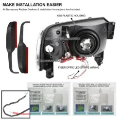 1994-2001 Dodge Ram 1500 2500 3500 LED Tube Reflector Headlights - Black Housing 11 1994-2001 Dodge Ram 1500 2500 3500 LED Tube Reflector Headlights - Black Housing -High-Efficiency Car Light Store 1994 2001 dodge ram 1500 2500 3500 led tube reflector headlights black housing 102