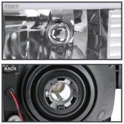 1994-2001 Dodge Ram 1500 2500 3500 LED Tube Reflector Headlights - Chrome Housing -High-Efficiency Car Light Store 1994 2001 dodge ram 1500 2500 3500 led tube reflector headlights chrome housing 102