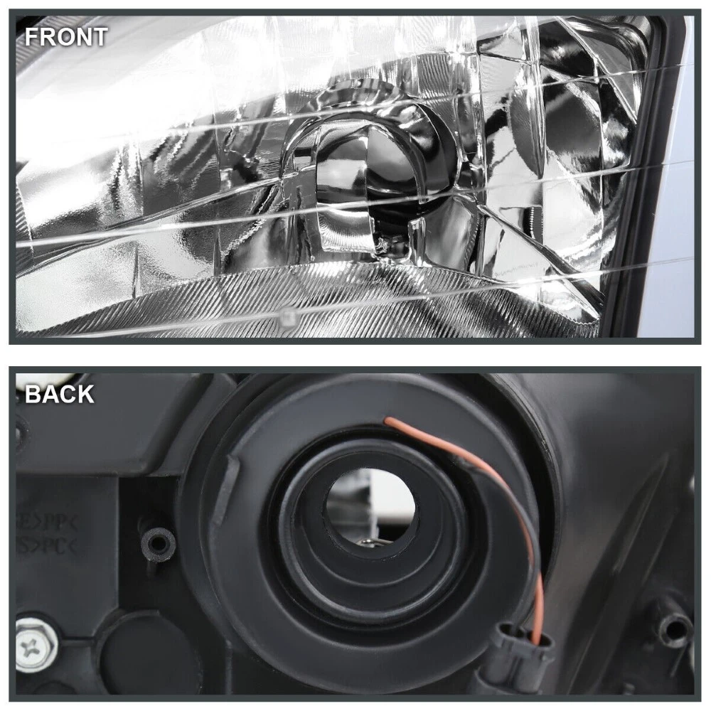 1996-1998 Honda Civic Sedan Reflector Headlights W/ LED DRL Strip - Smoked Lens 5 1996-1998 Honda Civic Sedan Reflector Headlights W/ LED DRL Strip - Smoked Lens - Image 5