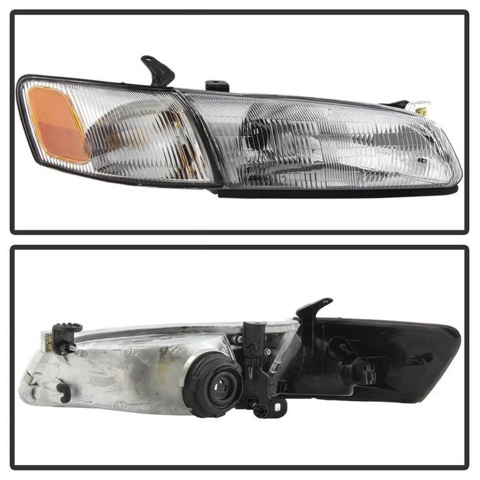 1997-1999 Toyota Camry Headlights Headlamps W/Corner Lights Chrome 2 1997-1999 Toyota Camry Headlights Headlamps W/Corner Lights Chrome - Image 2