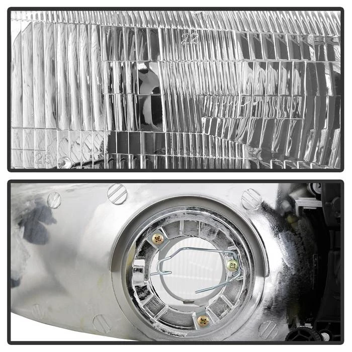 1997-1999 Toyota Camry Headlights Headlamps W/Corner Lights Chrome 3 1997-1999 Toyota Camry Headlights Headlamps W/Corner Lights Chrome - Image 3