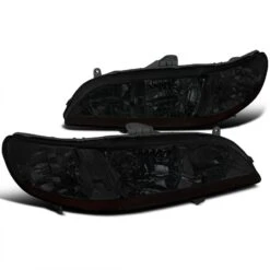 1998-2002 Honda Accord Replacement Crystal Headlights - Smoked