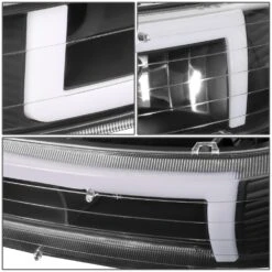 DNA 1999-2002 Chevy Silverado / 00-06 Tahoe DRL LED Headlight+Bumper - Black Housing W/ Clear Side Markers -High-Efficiency Car Light Store 1999 2002 chevy silverado 00 06 tahoe drl led headlight bumper black housing w clear side markers 53