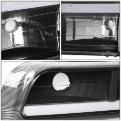 DNA 1999-2002 Chevy Silverado / 00-06 Tahoe DRL LED Headlight+Bumper - Black Housing W/ Clear Side Markers -High-Efficiency Car Light Store 1999 2002 chevy silverado 00 06 tahoe drl led headlight bumper black housing w clear side markers 56