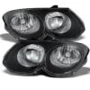 1999-2004 Chrysler 300M Replacement Crystal Headlights - Black