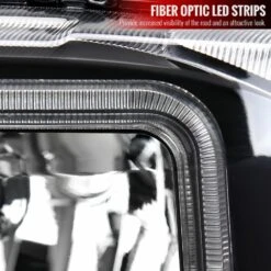 1999-2004 Ford F-250-F550 Euro OE-Style Headlights W/ Dual LED C Bar DRL - Black 12 1999-2004 Ford F-250-F550 Euro OE-Style Headlights W/ Dual LED C Bar DRL - Black -High-Efficiency Car Light Store 1999 2004 ford f 250 f550 euro oe style headlights w dual led c bar drl black 92