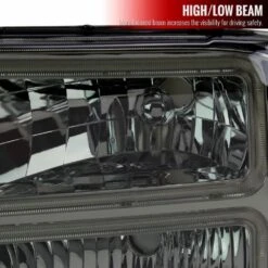 1999-2004 Ford F-250-F550 Euro OE-Style Headlights W/ Dual LED C Bar DRL - Smoked 11 1999-2004 Ford F-250-F550 Euro OE-Style Headlights W/ Dual LED C Bar DRL - Smoked -High-Efficiency Car Light Store 1999 2004 ford f 250 f550 euro oe style headlights w dual led c bar drl smoked 92