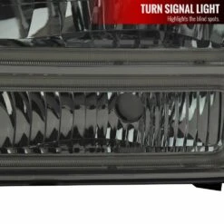 1999-2004 Ford F-250-F550 Euro OE-Style Headlights W/ Dual LED C Bar DRL - Smoked 13 1999-2004 Ford F-250-F550 Euro OE-Style Headlights W/ Dual LED C Bar DRL - Smoked -High-Efficiency Car Light Store 1999 2004 ford f 250 f550 euro oe style headlights w dual led c bar drl smoked 98