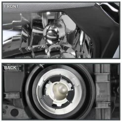 1999-2004 Ford Mustang OE Style Headlights W/ LED Tube - Black Housing -High-Efficiency Car Light Store 1999 2004 ford mustang oe style headlights w led tube black housing 93