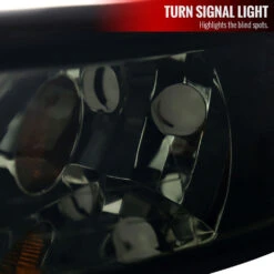 1999-2004 Ford Mustang OE Style Headlights W/ LED Tube - Smoked Housing -High-Efficiency Car Light Store 1999 2004 ford mustang oe style headlights w led tube smoked housing 83