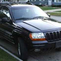 1999-2004 Jeep Grand Cherokee Clear Factory Headlights Amber -High-Efficiency Car Light Store 1999 2004 jeep grand cherokee clear factory headlights amber 85