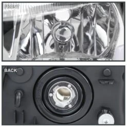 1999-2004 Jeep Grand Cherokee LED Tube Reflector Headlights - Chrome 13 1999-2004 Jeep Grand Cherokee LED Tube Reflector Headlights - Chrome -High-Efficiency Car Light Store 1999 2004 jeep grand cherokee led tube reflector headlights chrome 89