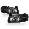 Spyder 2000-2001 Nissan Maxima [Factory Style] Reflector Headlights - Black Housing