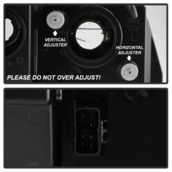 2000-2005 Cadillac Deville LED Strip Headlights Black -High-Efficiency Car Light Store 2000 2005 cadillac deville led strip headlights black 123