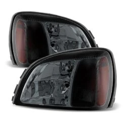 2000-2005 Cadillac Deville Replacement Crystal Headlights - Smoked