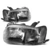 2001-2004 Ford Escape Factory Style Replacement Headlights - Black Clear