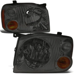 2001-2004 Nissan Frontier Factory Style Replacement Headlights - Smoked Lens / Amber 9 2001-2004 Nissan Frontier Factory Style Replacement Headlights - Smoked Lens / Amber -High-Efficiency Car Light Store 2001 2004 nissan frontier factory style replacement headlights smoked lens amber 69