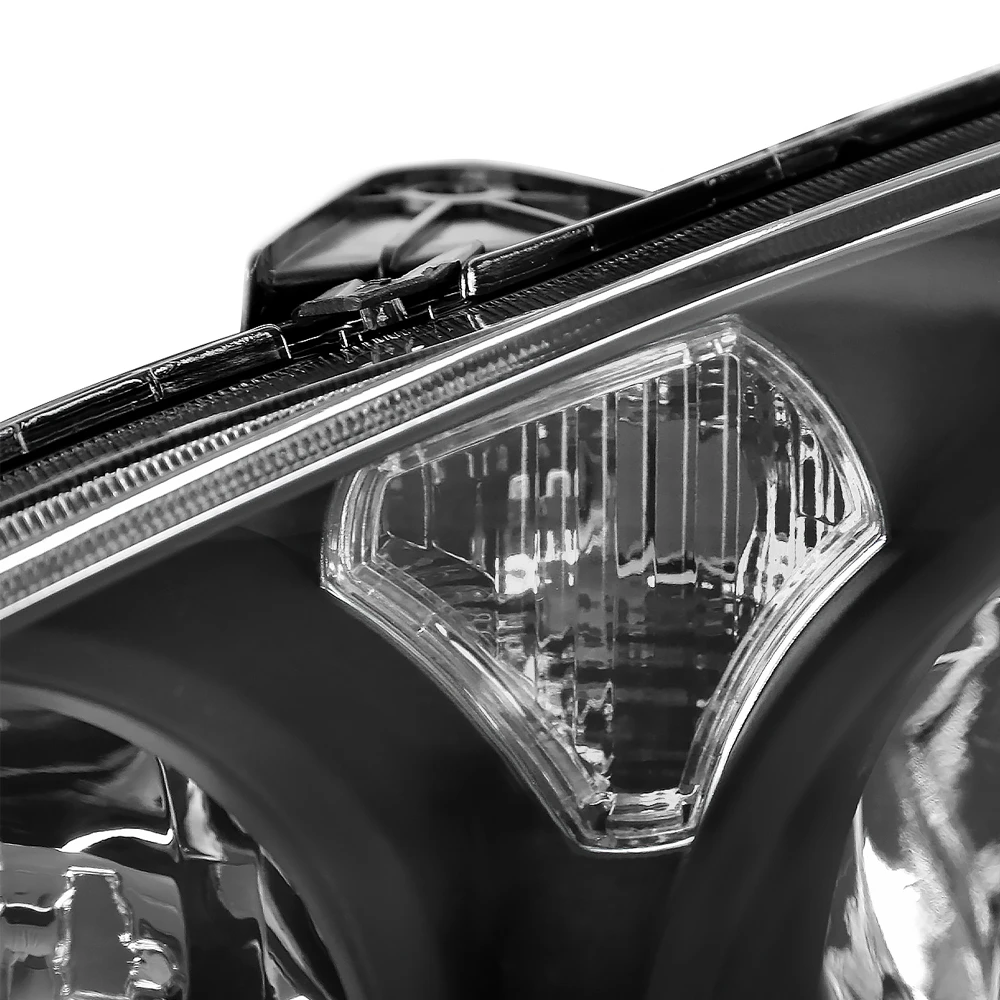 2002-2004 Acura RSX JDM Style Crystal Headlights (Clear Reflector) - Black 5 2002-2004 Acura RSX JDM Style Crystal Headlights (Clear Reflector) - Black - Image 5
