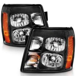 2003-2006 Cadillac Escalade [HID Model] Factory-Style Headlights - Black