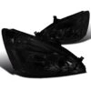 2003-2007 Honda Accord 2/4 Door JDM Style Crystal Headlights - Smoked