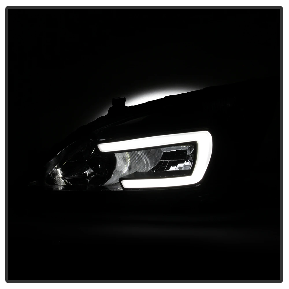 2003-2007 Honda Accord Optic-Style LED Tube Headlights - Black 6 2003-2007 Honda Accord Optic-Style LED Tube Headlights - Black - Image 6