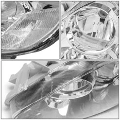 2003-2008 Toyota Corolla Factory Style Replacement Headlights - Chrome / Clear -High-Efficiency Car Light Store 2003 2008 toyota corolla factory style replacement headlights chrome clear 70