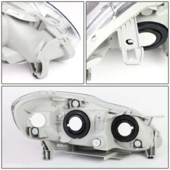 2003-2008 Toyota Corolla Factory Style Replacement Headlights - Chrome / Clear -High-Efficiency Car Light Store 2003 2008 toyota corolla factory style replacement headlights chrome clear 73