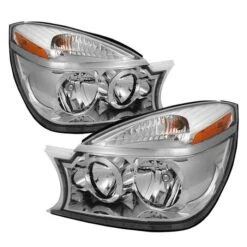 2004-2005 Buick Rendezvous Replacement Crystal Headlights - Chrome