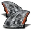 2004-2006 Nissan Maxima Replacement Projector Headlights - Chrome