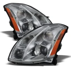 2004-2006 Nissan Maxima Replacement Projector Headlights - Chrome
