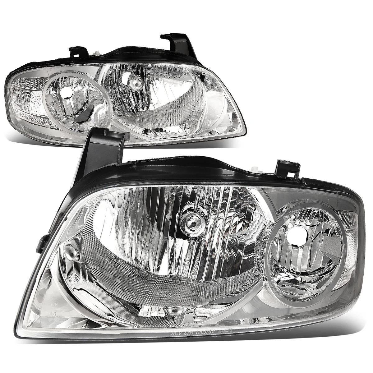 2004-2006 Nissan Sentra Factory Style Replacement Headlights - Chrome / Clear 3 2004-2006 Nissan Sentra Factory Style Replacement Headlights - Chrome / Clear - Image 3