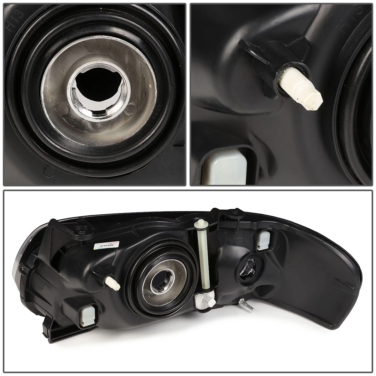 2004-2006 Nissan Sentra Factory Style Replacement Headlights - Chrome / Clear 6 2004-2006 Nissan Sentra Factory Style Replacement Headlights - Chrome / Clear - Image 6