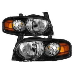 2004-2006 Sentra Factory Style Headlights Headlamps Black