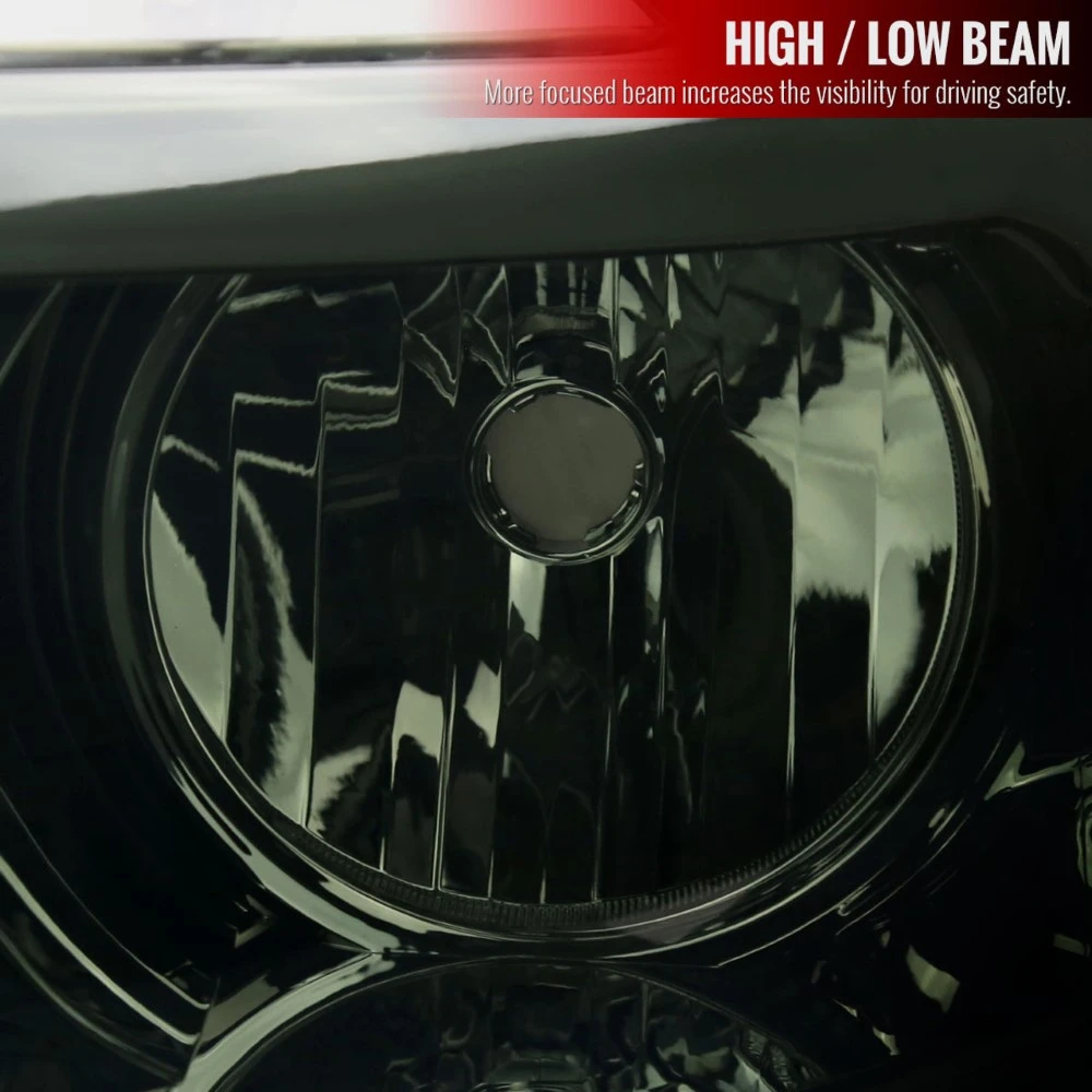 2004-2008 Ford F-150/ 2006-2008 Lincoln Mark LT LED Bar Factory Style Headlights - Smoked 7 2004-2008 Ford F-150/ 2006-2008 Lincoln Mark LT LED Bar Factory Style Headlights - Smoked - Image 7