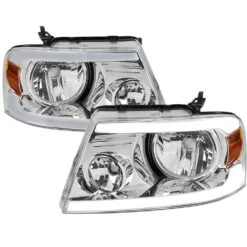 2004-2008 Ford F150 / 2006-2008 Lincoln Mark LT Headlights LED Strip Lamp - Chrome