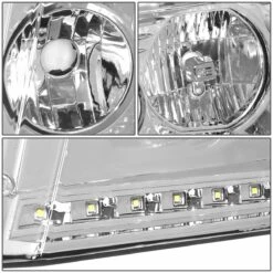 2004-2008 Ford F150 / Lincoln Mark LT LED DRL Headlights - Chrome Amber 13 2004-2008 Ford F150 / Lincoln Mark LT LED DRL Headlights - Chrome Amber -High-Efficiency Car Light Store 2004 2008 ford f150 lincoln mark lt led drl headlights chrome amber 62