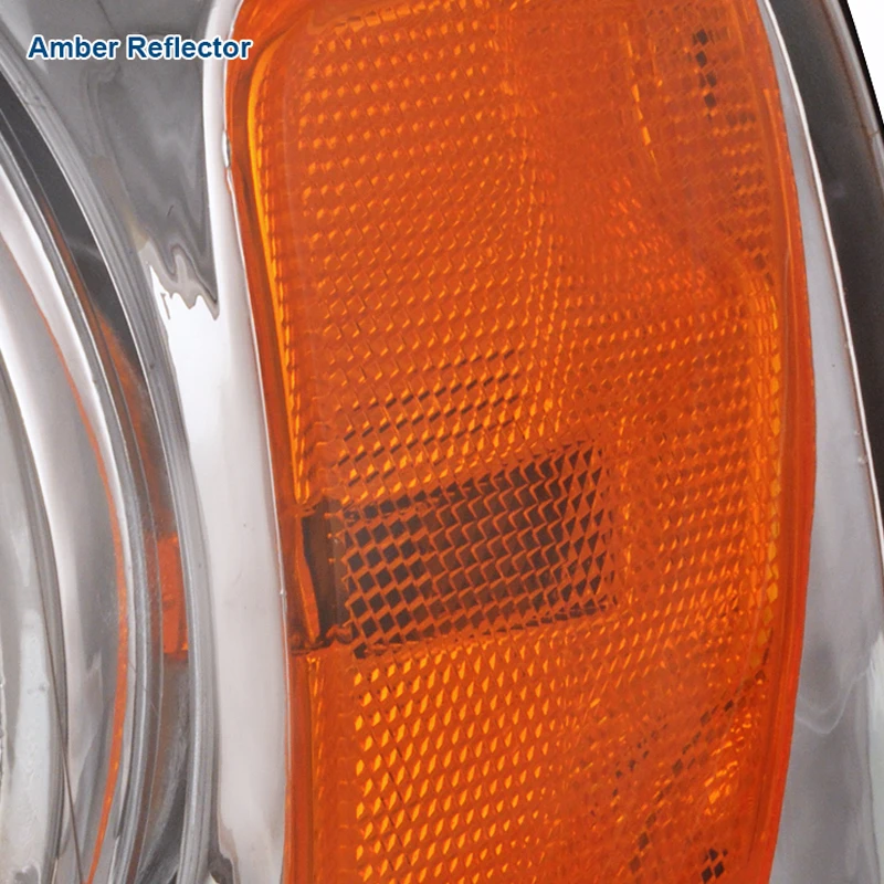 2004-2008 Ford F150 Pickup Crystal Headlights - Chrome 4 2004-2008 Ford F150 Pickup Crystal Headlights - Chrome - Image 4